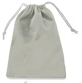 Custom Silver Velvet Bag main image
